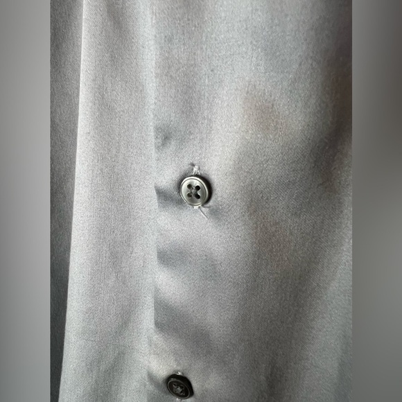 153. Geoffrey Beene Gray/Silver Classic Fit, Non-Iron 18 36/37 - Picture 3 of 5